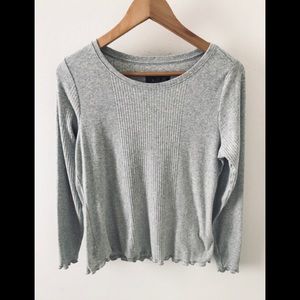 Anthropologie ribbed top